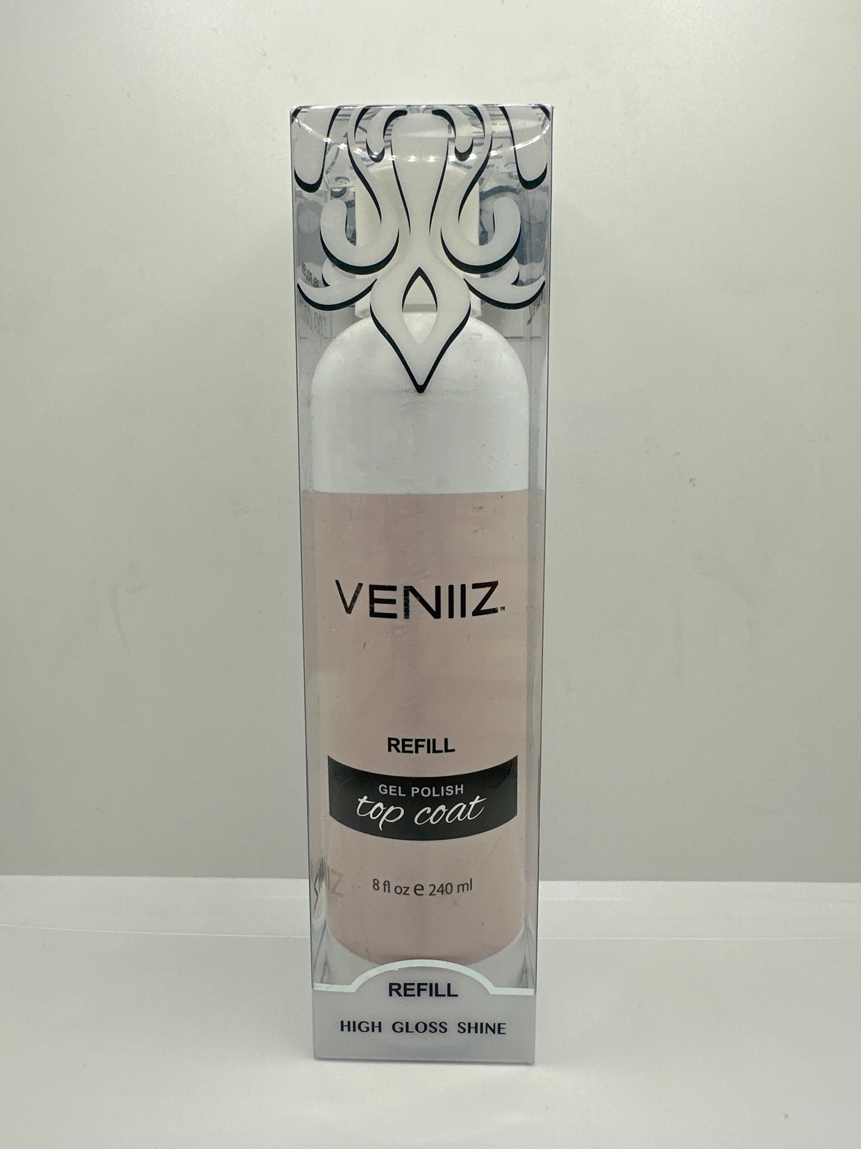 VENIIZ GEL TOP COAT REFILL 8 OZ