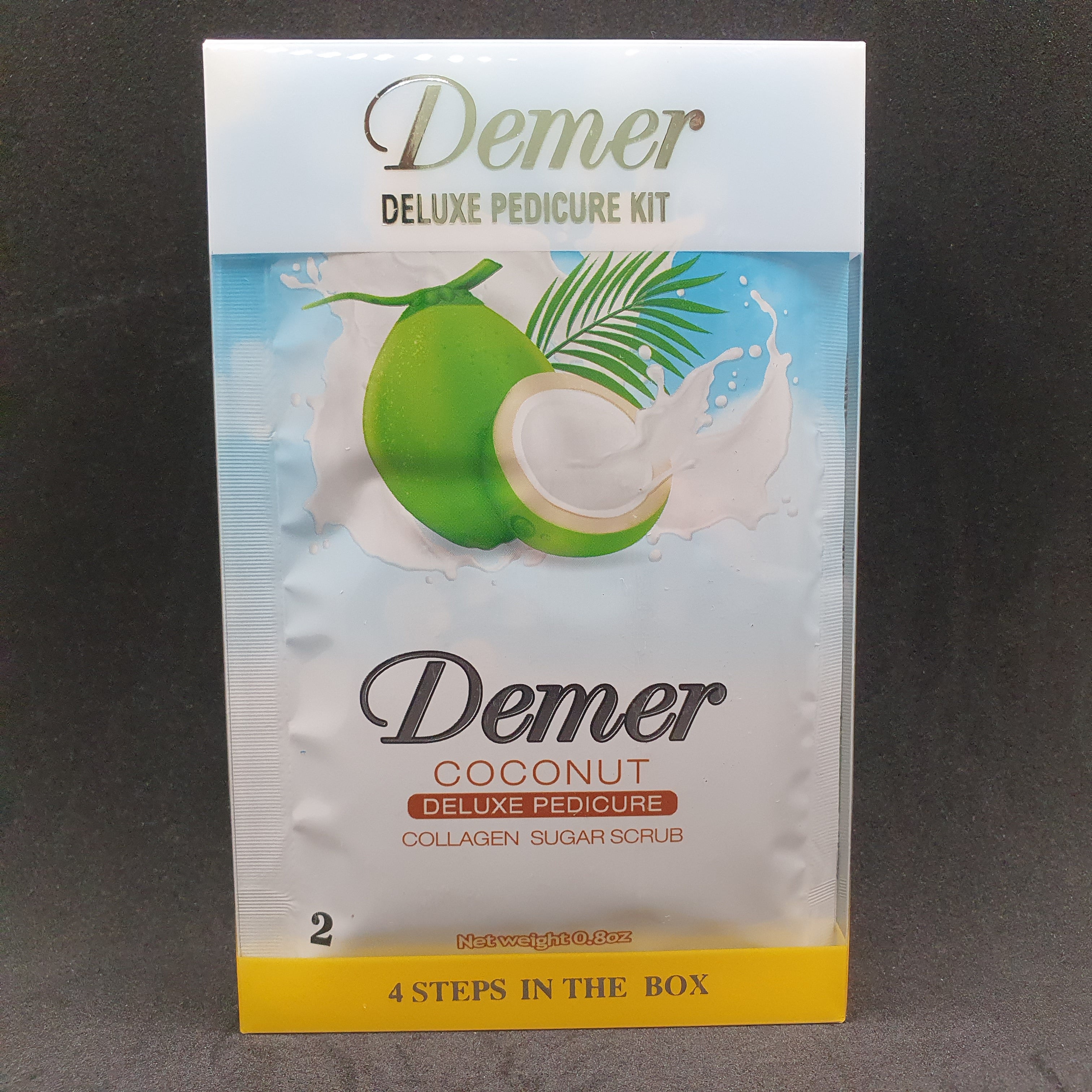 DEMER DELUXE PEDICURE KIT COCONUT