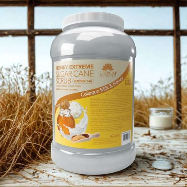 LAPALM HONEY EXTREME SUGAR CANE SCRUB MILK HONEY -1 GALLON