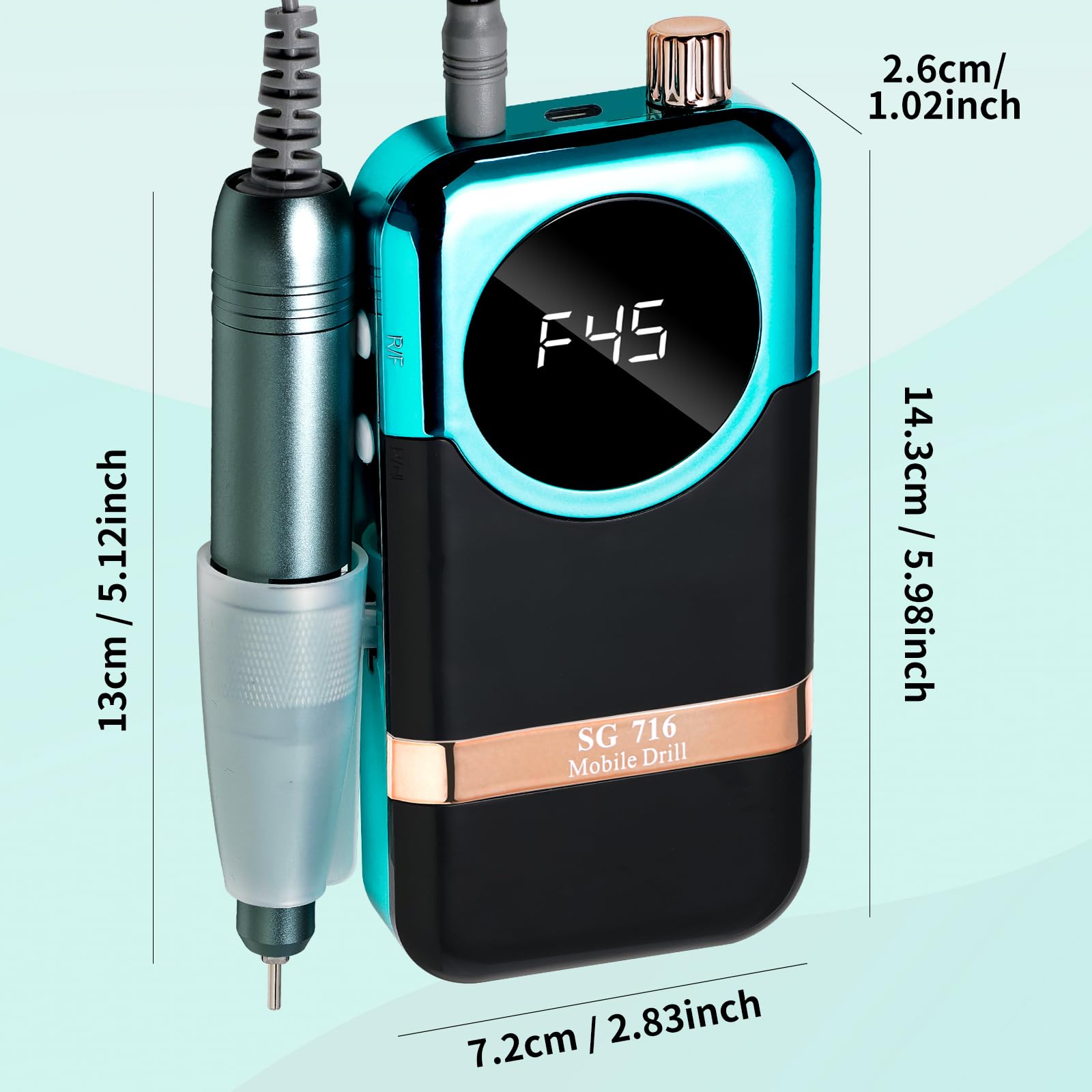 SG716 GND PORTABLE NAIL DRILL