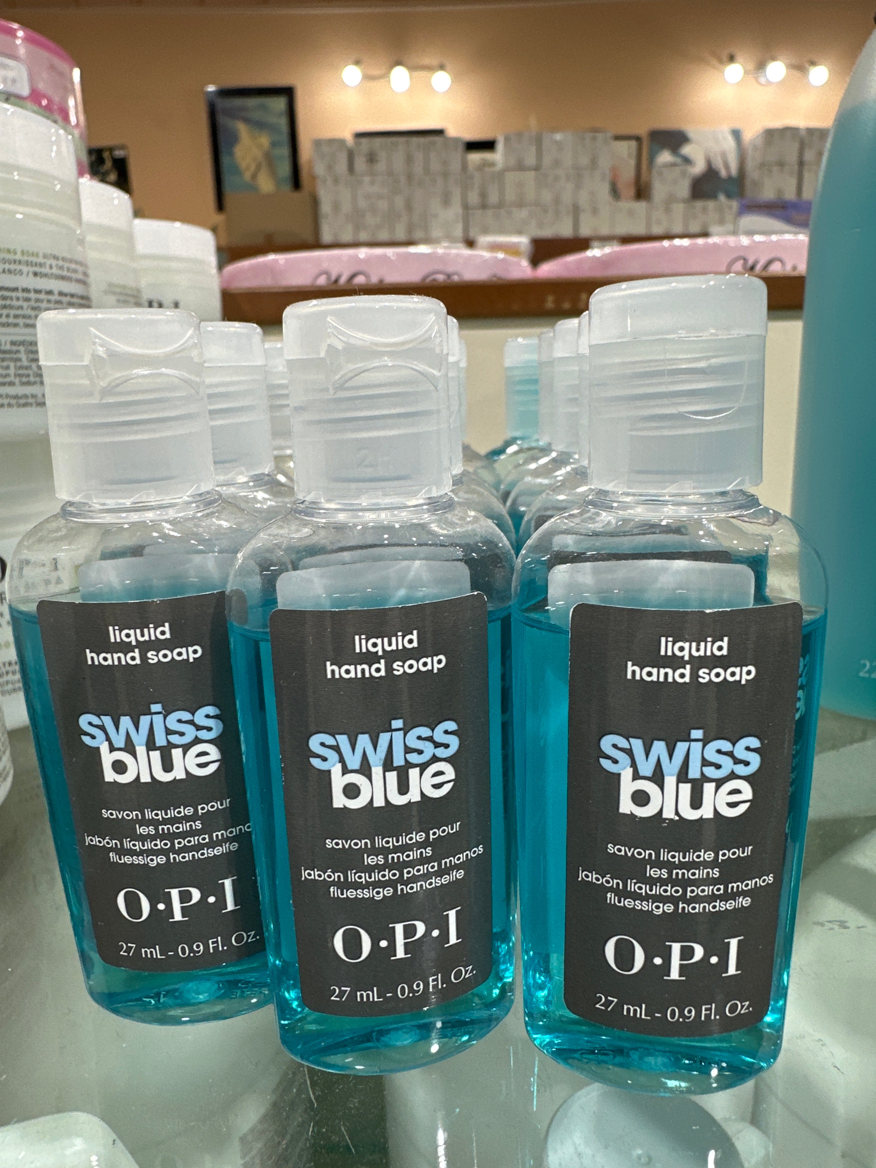 SD321 OPI SWISS BLUE HAND SOAP 0.9 OZ