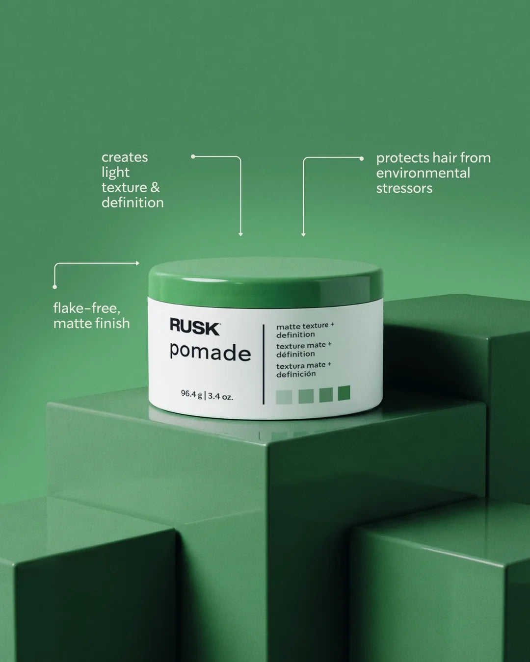 RUSK POMADE MATTE 3.4 OZ