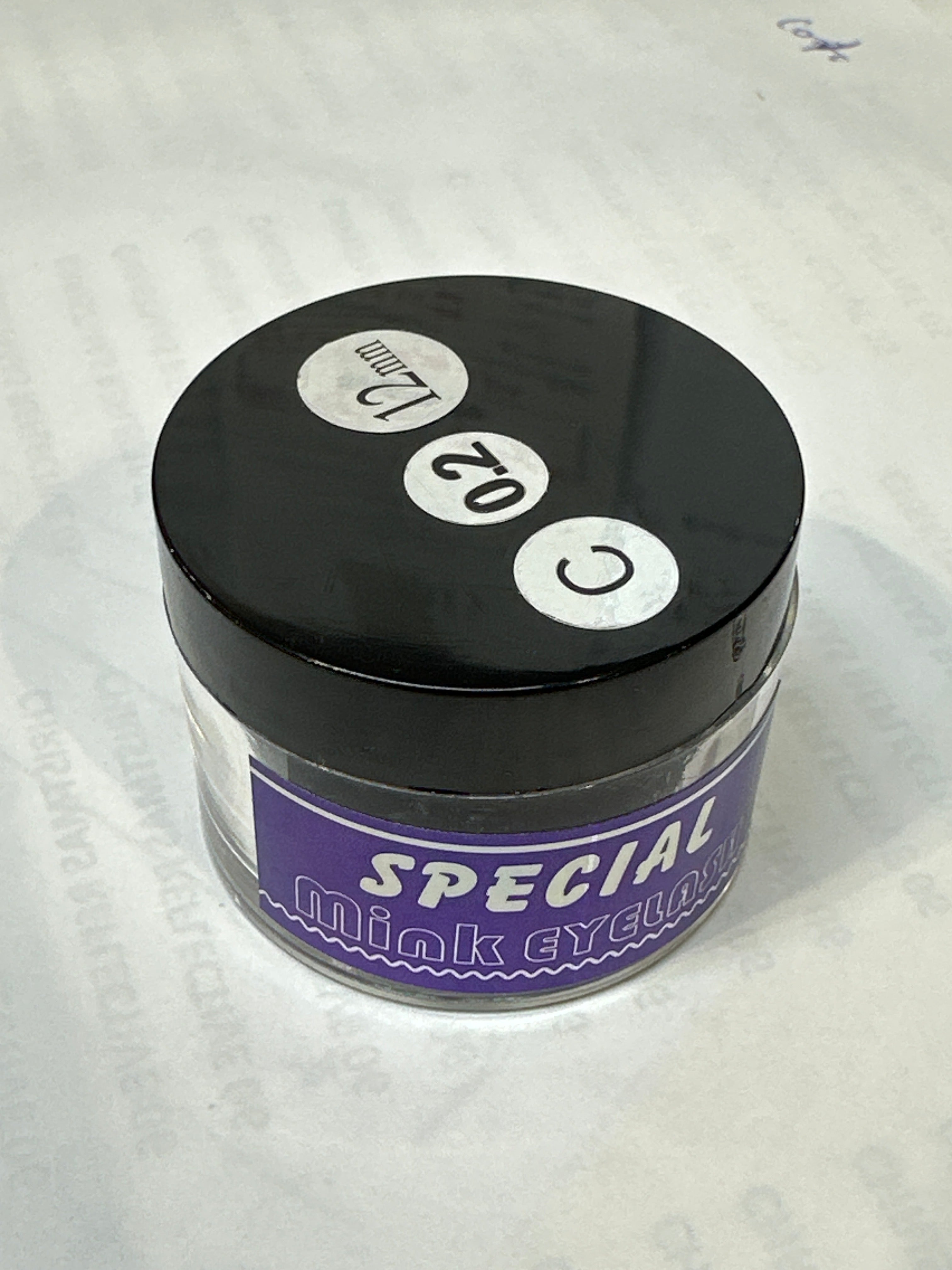 BAISIDAI MINK EYELASH C CURL .20 (JAR) - Secret Nail & Beauty Supply