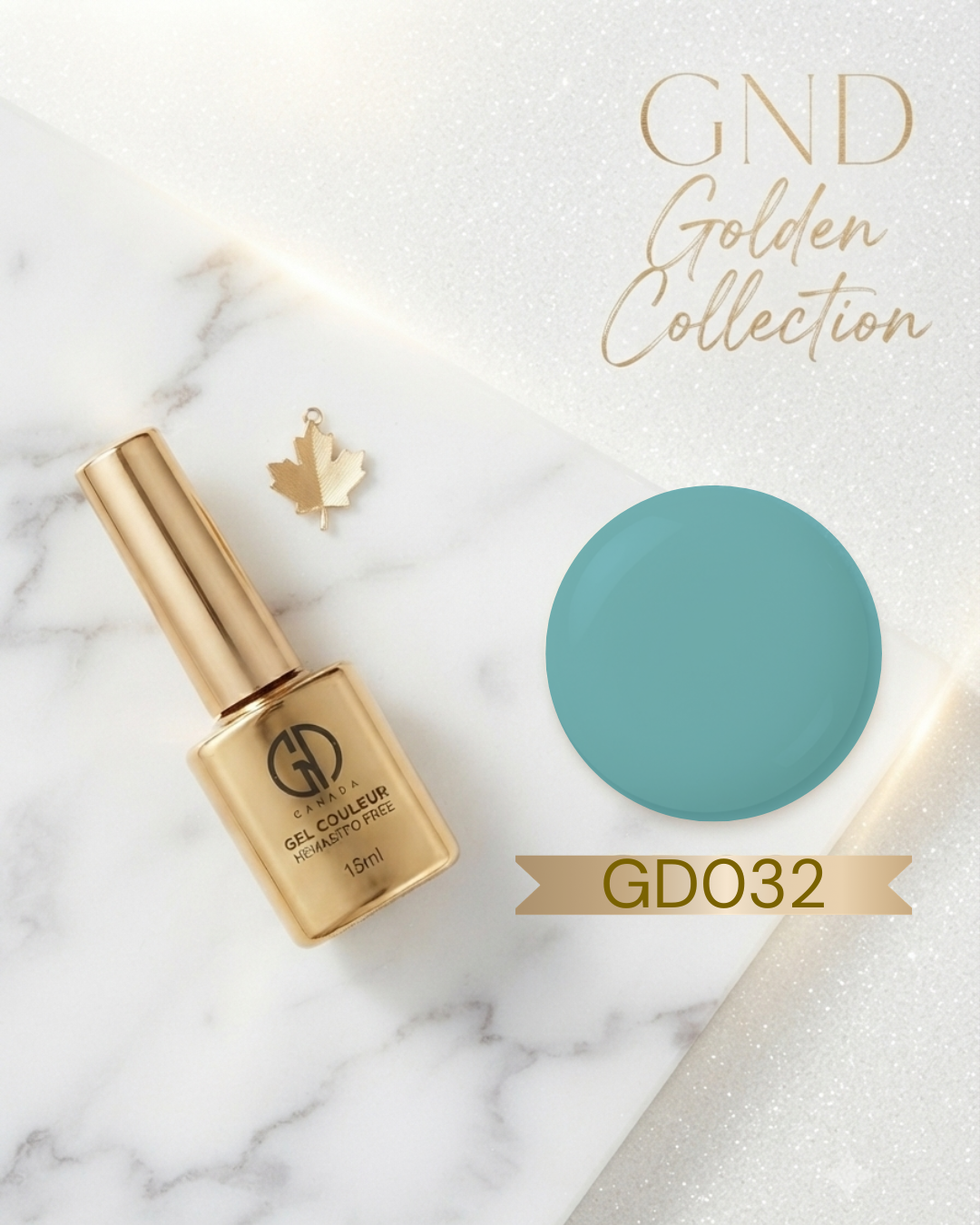GND GOLDEN GEL COULEUR - GD032 - JELLY TEAL