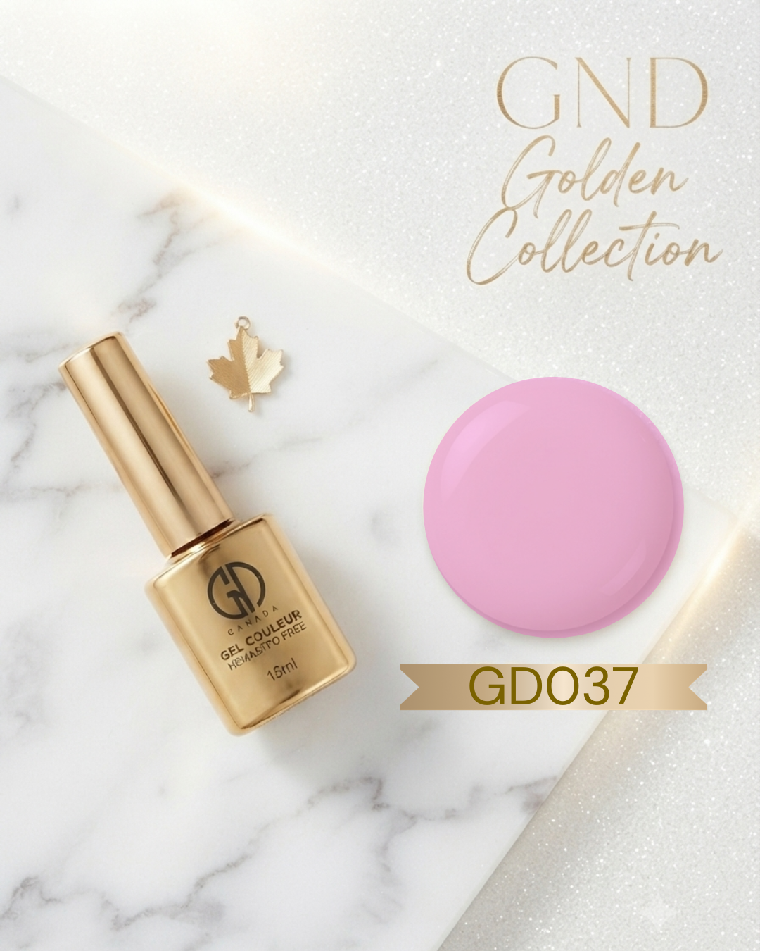 GND GOLDEN GEL COULEUR - GD037- JELLY PINK