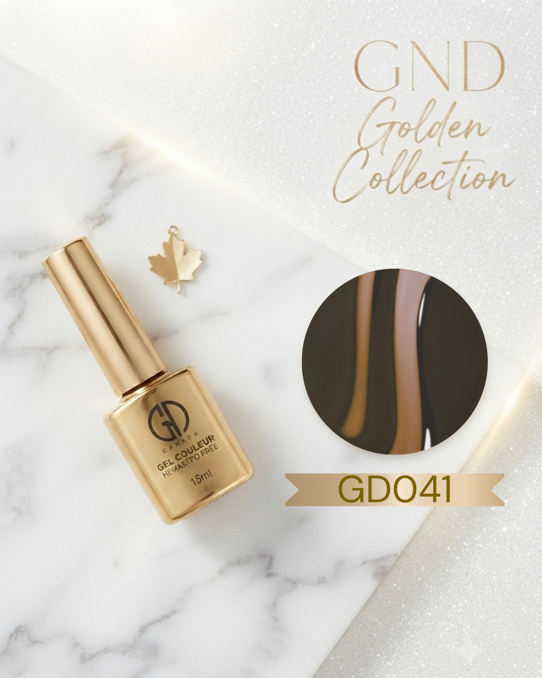 GND GOLDEN GEL COULEUR - GD041 - JELLY COFFEE