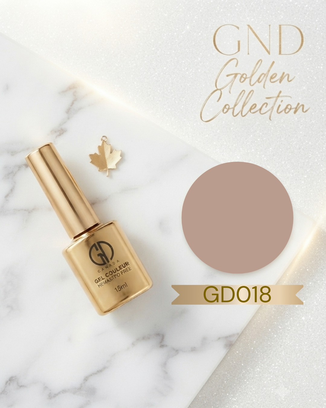 GND GOLDEN GEL COULEUR - GD018