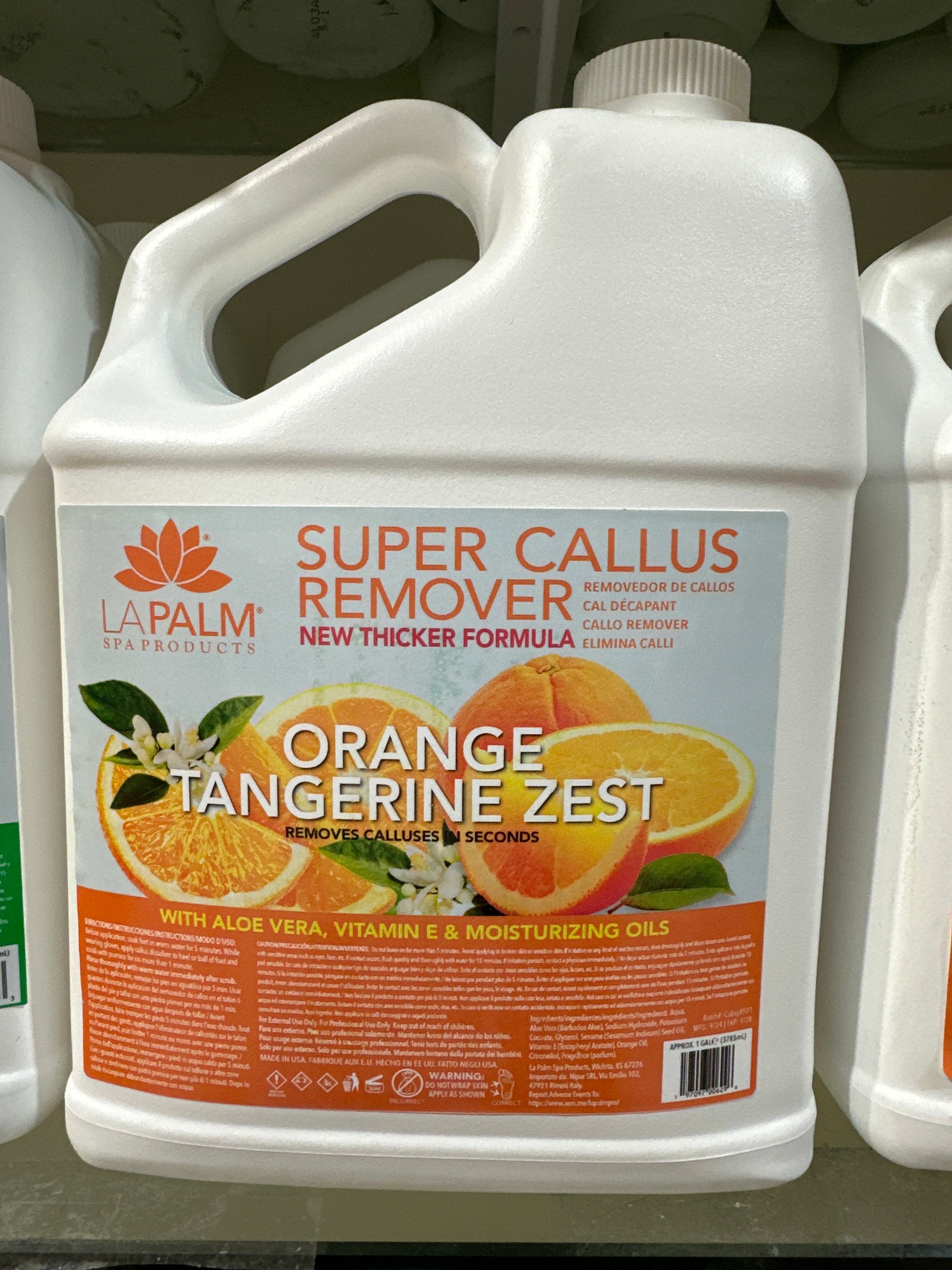 LAPALM CALLUS REMOVER GALLON - ORANGE TANGERINE ZEST