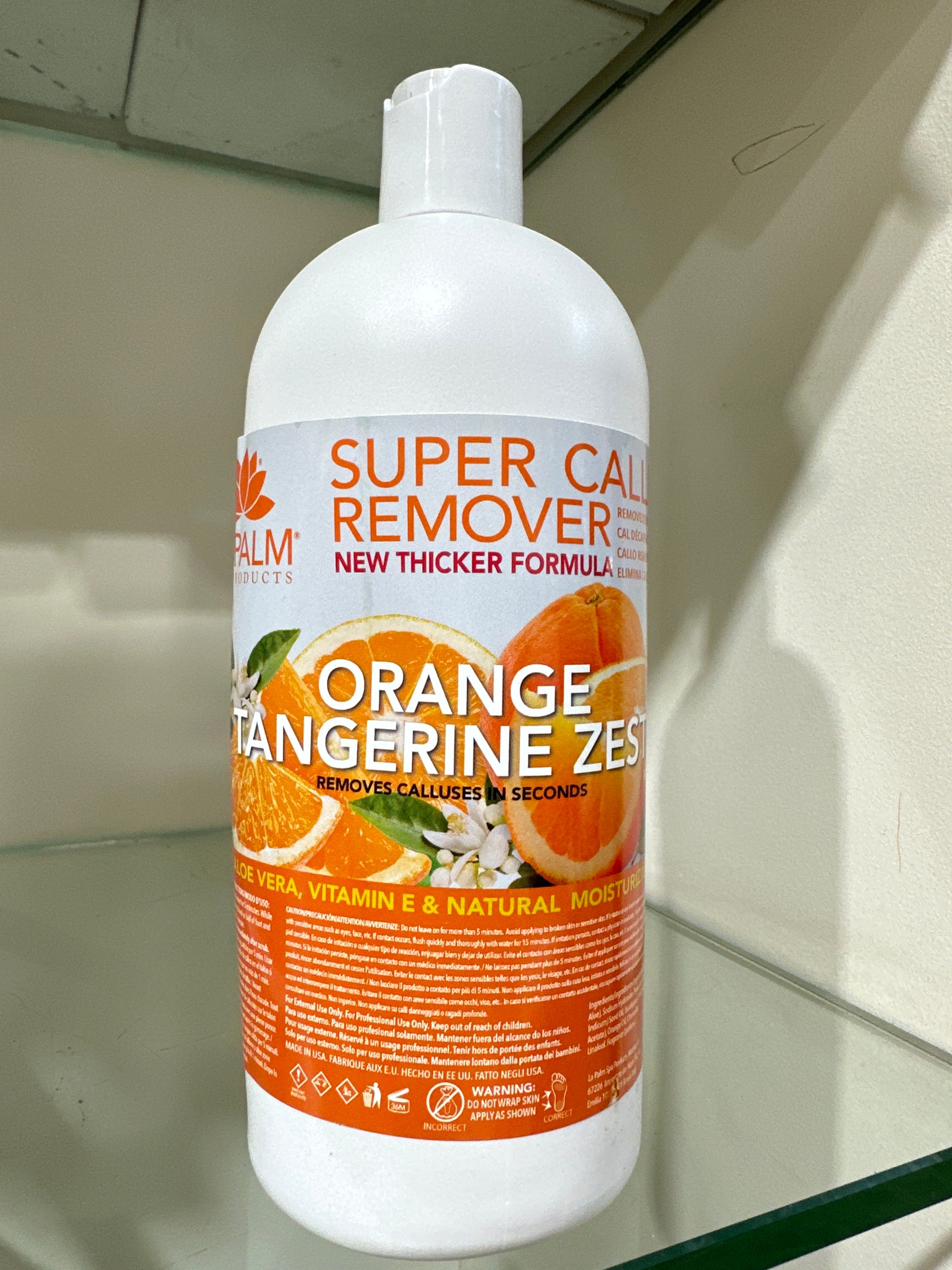 LAPALM CALLUS REMOVER 32 OZ - ORANGE TANGERINE ZEST