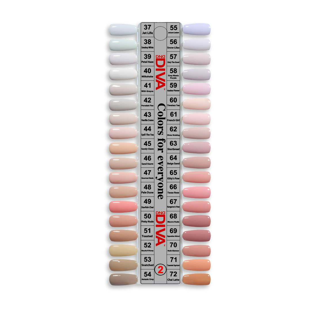 EXTRA 10% OFF - DND DIVA COMBO GEL & REGULAR - 36 COMBOS/SET