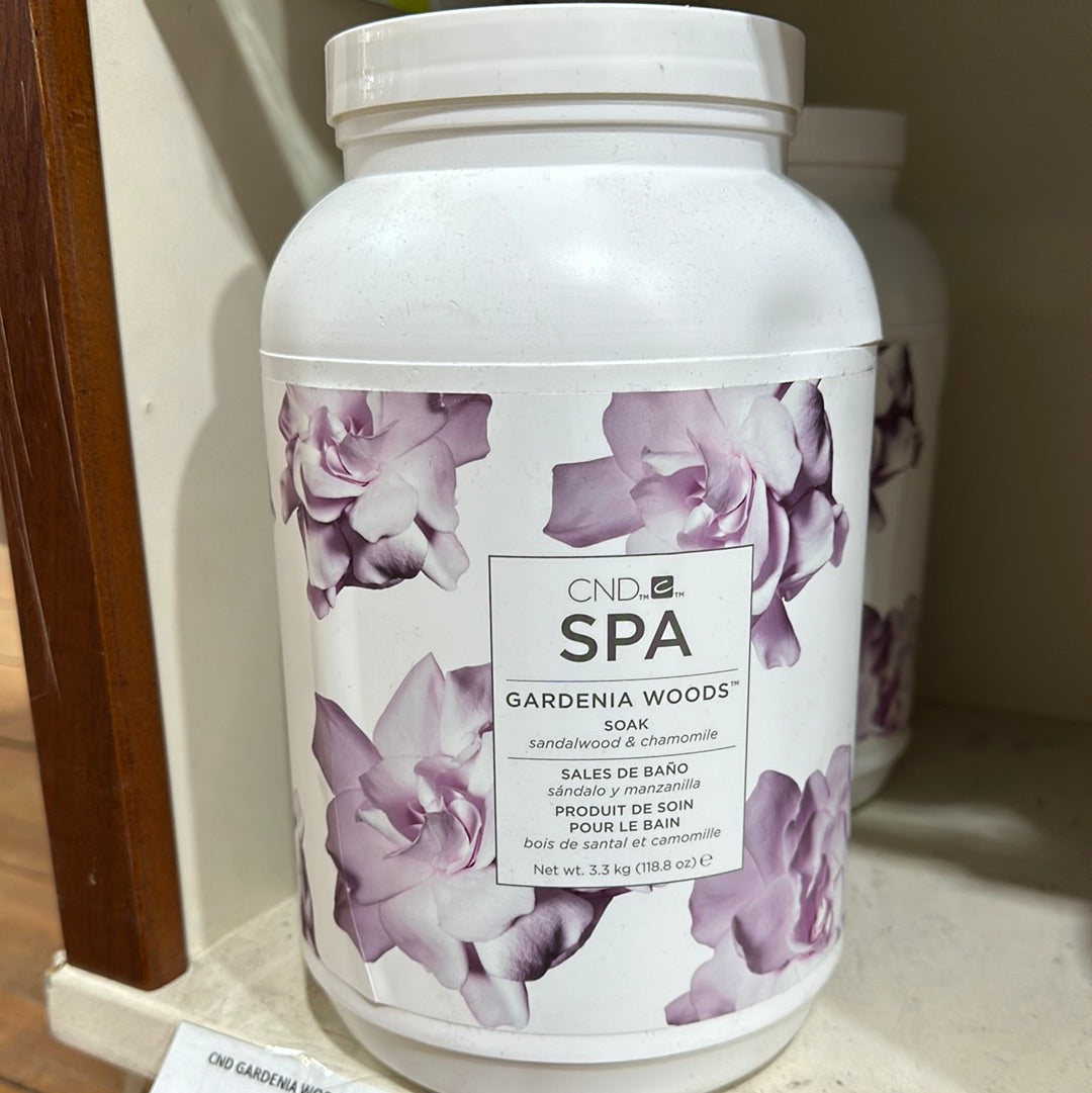 CND SPA Gardenia Woods ローションとソークセット CND SPA GARDENIA WOODS SOAK 118.8 OZ