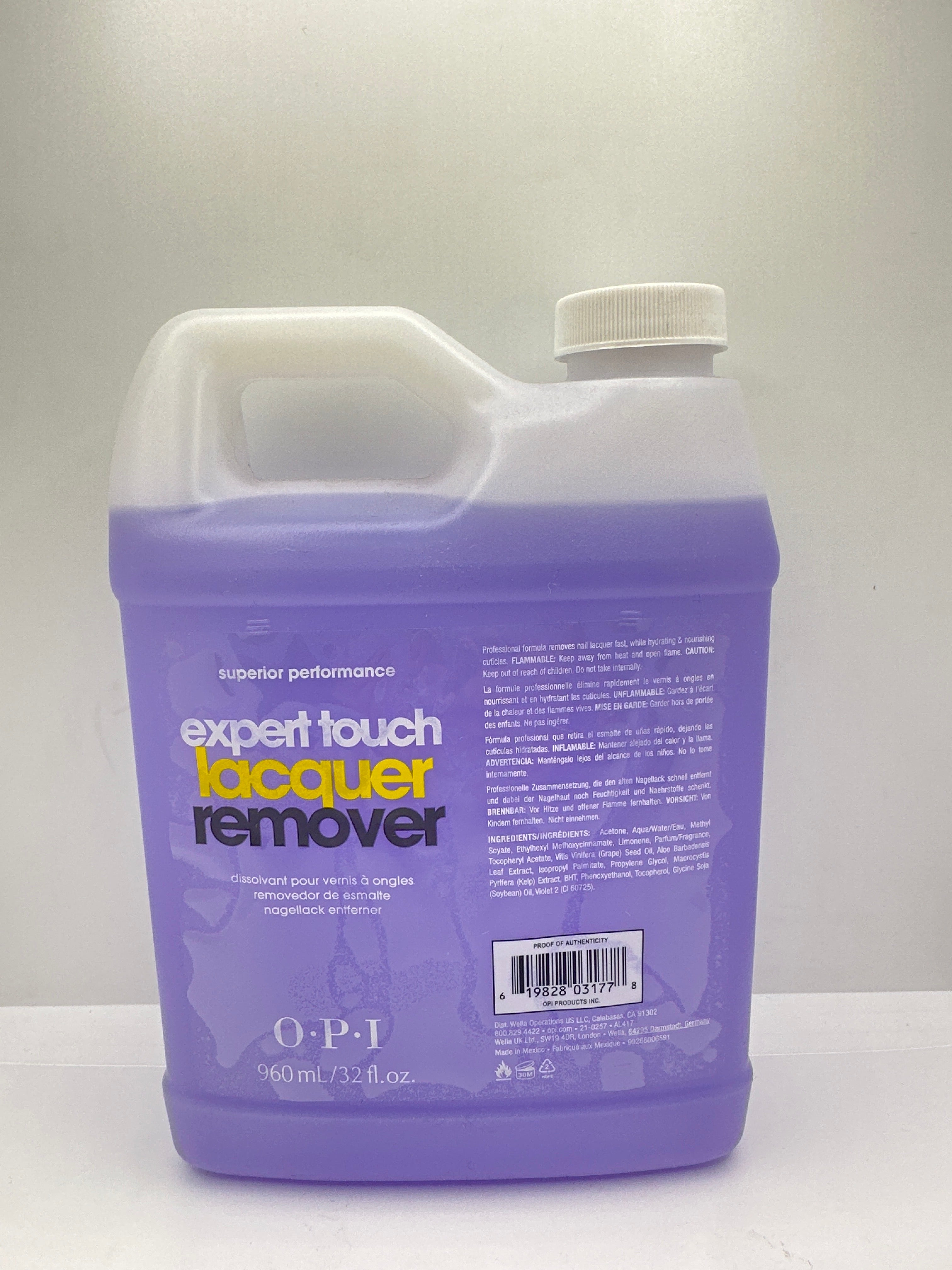 AL417 OPI EXPERT TOUCH LACQUER REMOVER 32 OZ