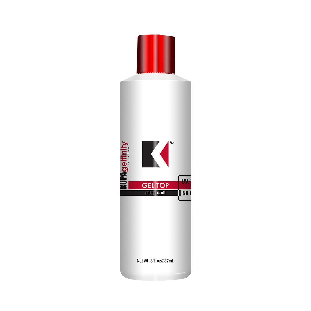 KUPA SOAK OFF GEL TOP COAT 8 OZ - REFILL