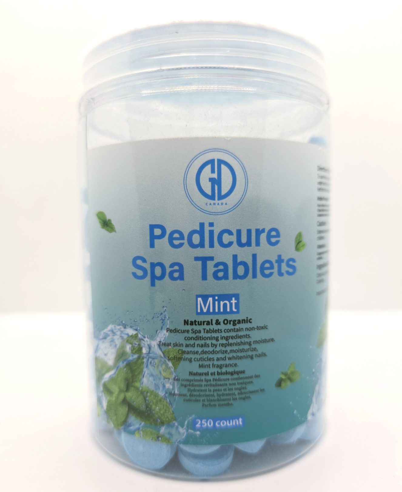 GND PEDICURE SPA TABLETS MINT - 250/JAR