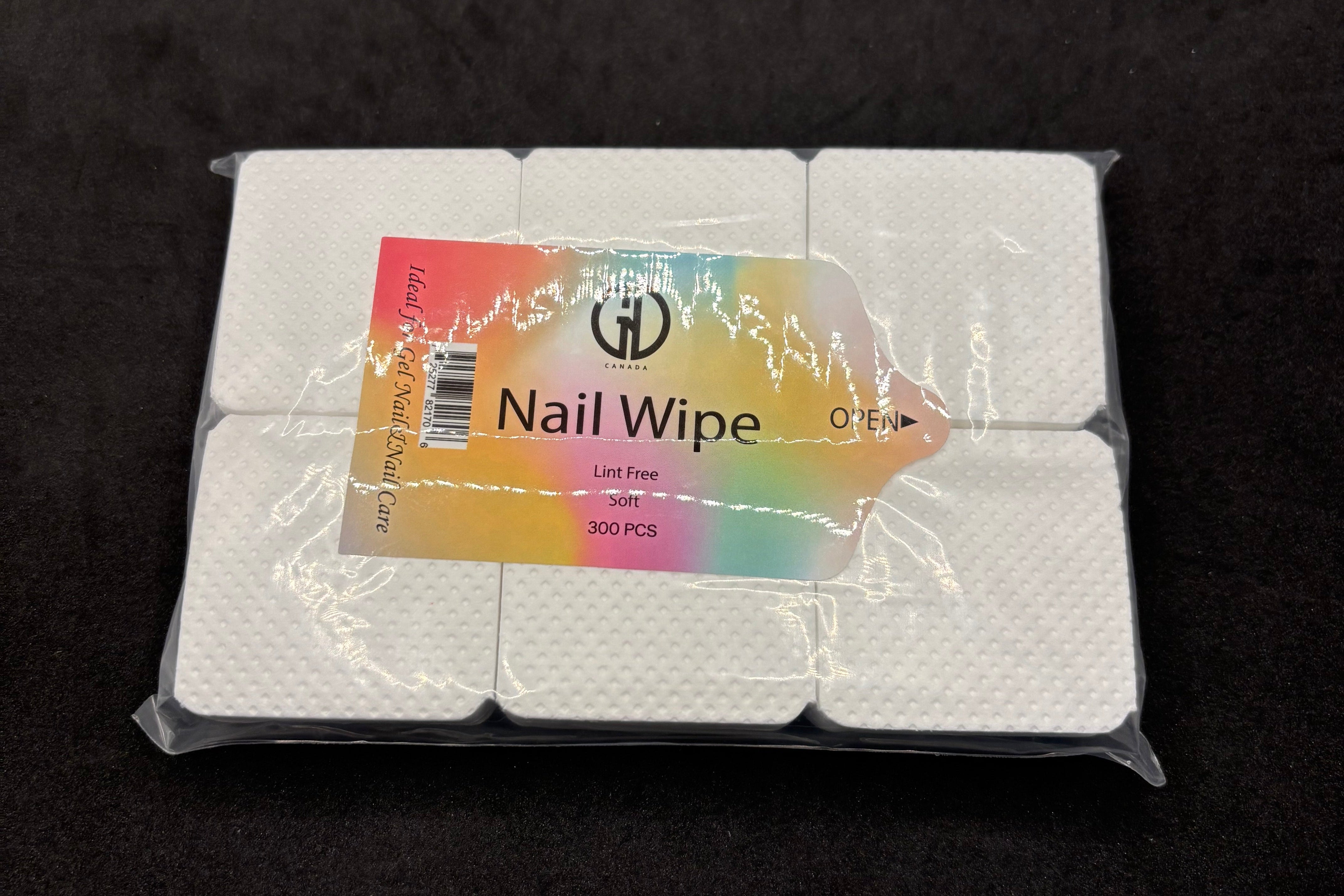 GND LINT FREE NAIL WIPES - 300 PCS/PACK