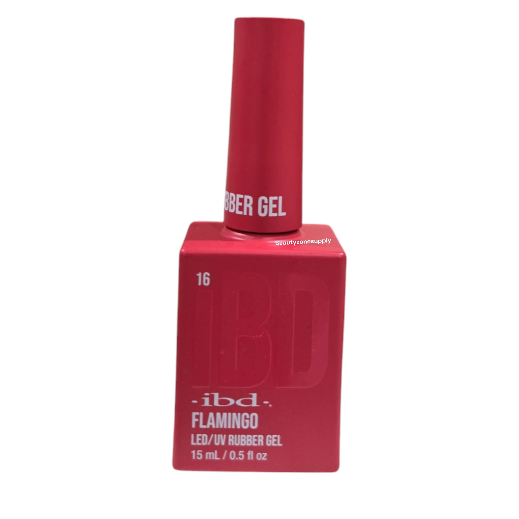 Ibd LED/UV RUBBER GEL - FLAMINGO - 16 - 15ML - Secret Nail & Beauty Supply