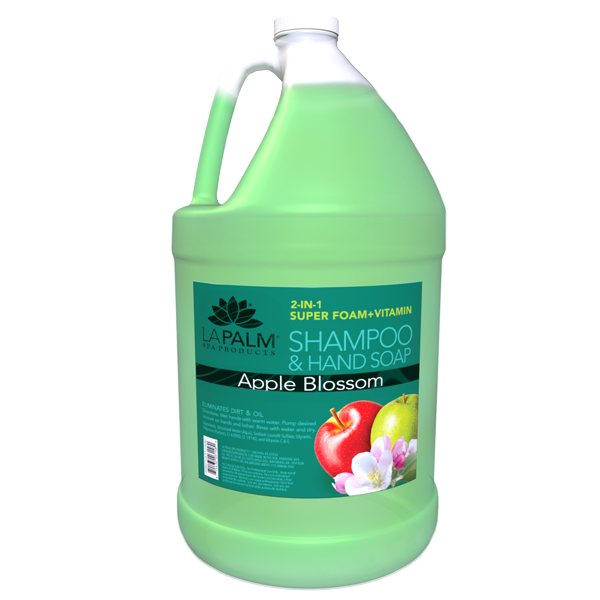 LAPALM SHAMPOO & HAND SOAP - SUPER PEARL APPLE BLOSSOM - GALLON - Secret Nail & Beauty Supply