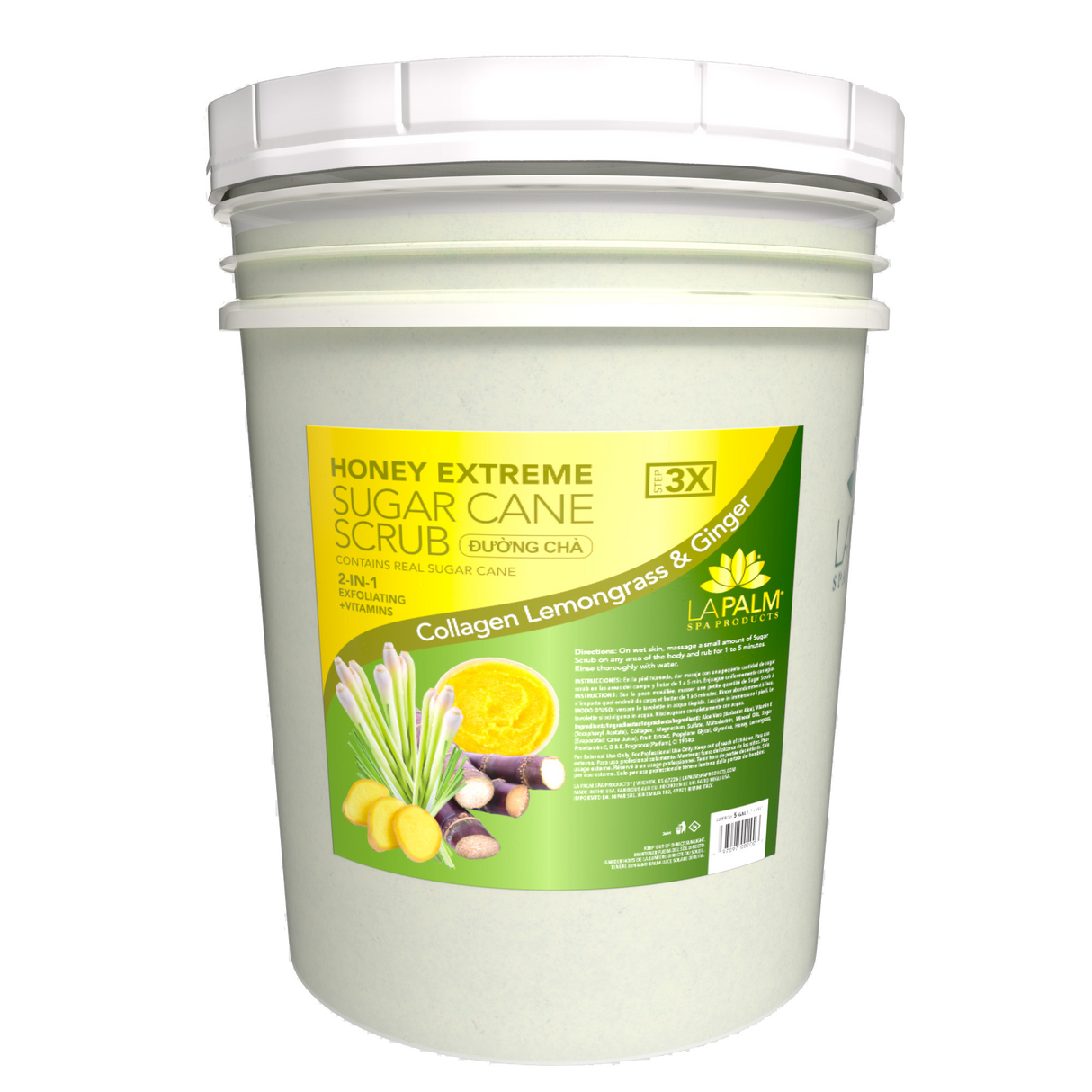 LAPALM HONEY EXTREME SUGAR CANE SCRUB - 5 GALLON