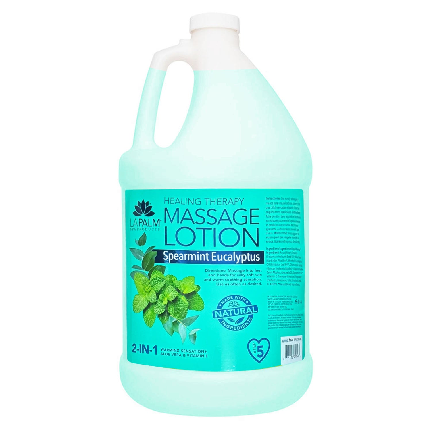 Lapalm Massage Lotion (Spearmint) - Gallon