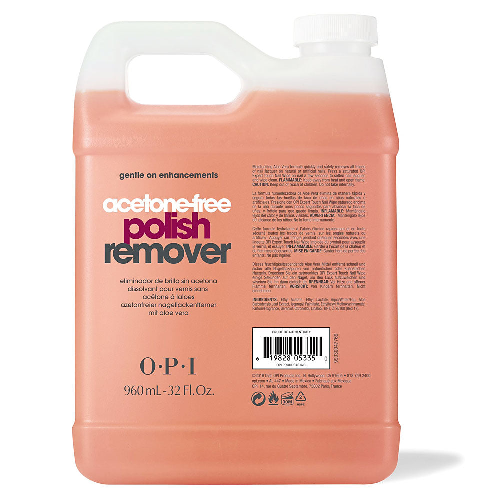 OPI ACETONE-FREE POLISH REMOVER