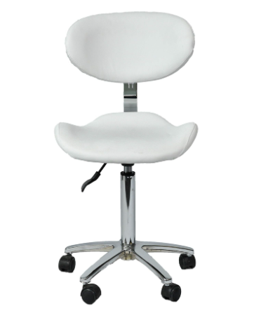Hydraulic stool CR- 3214-white