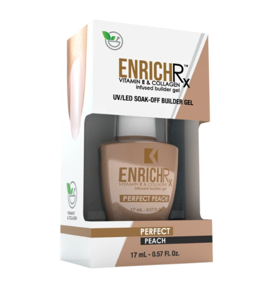 KUPA ENRICHRX UV/LED SOAK OFF BUILDER GEL - PERFECT PEACH