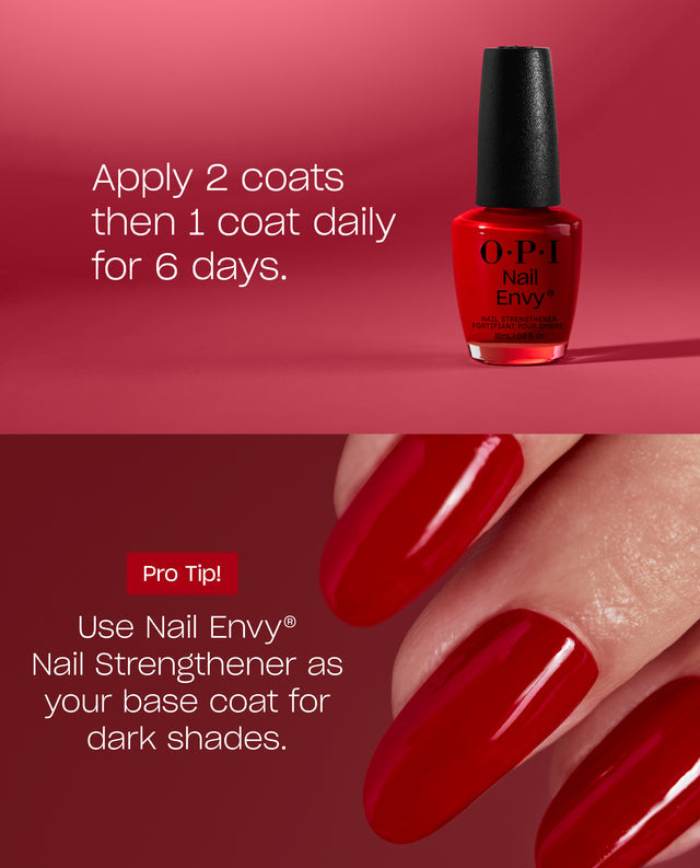 NT225 OPI NAIL ENVY - BIG APPLE RED