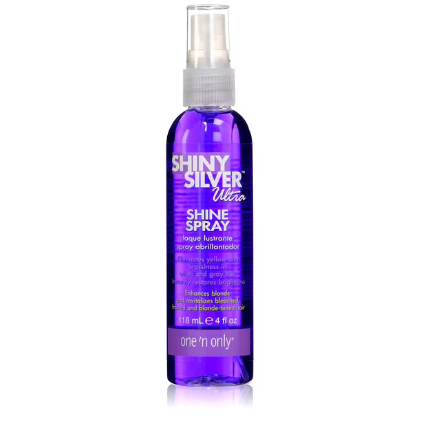 ONE'N ONLY SHINY SILVER ULTRA SHINE SPRAY 4 OZ