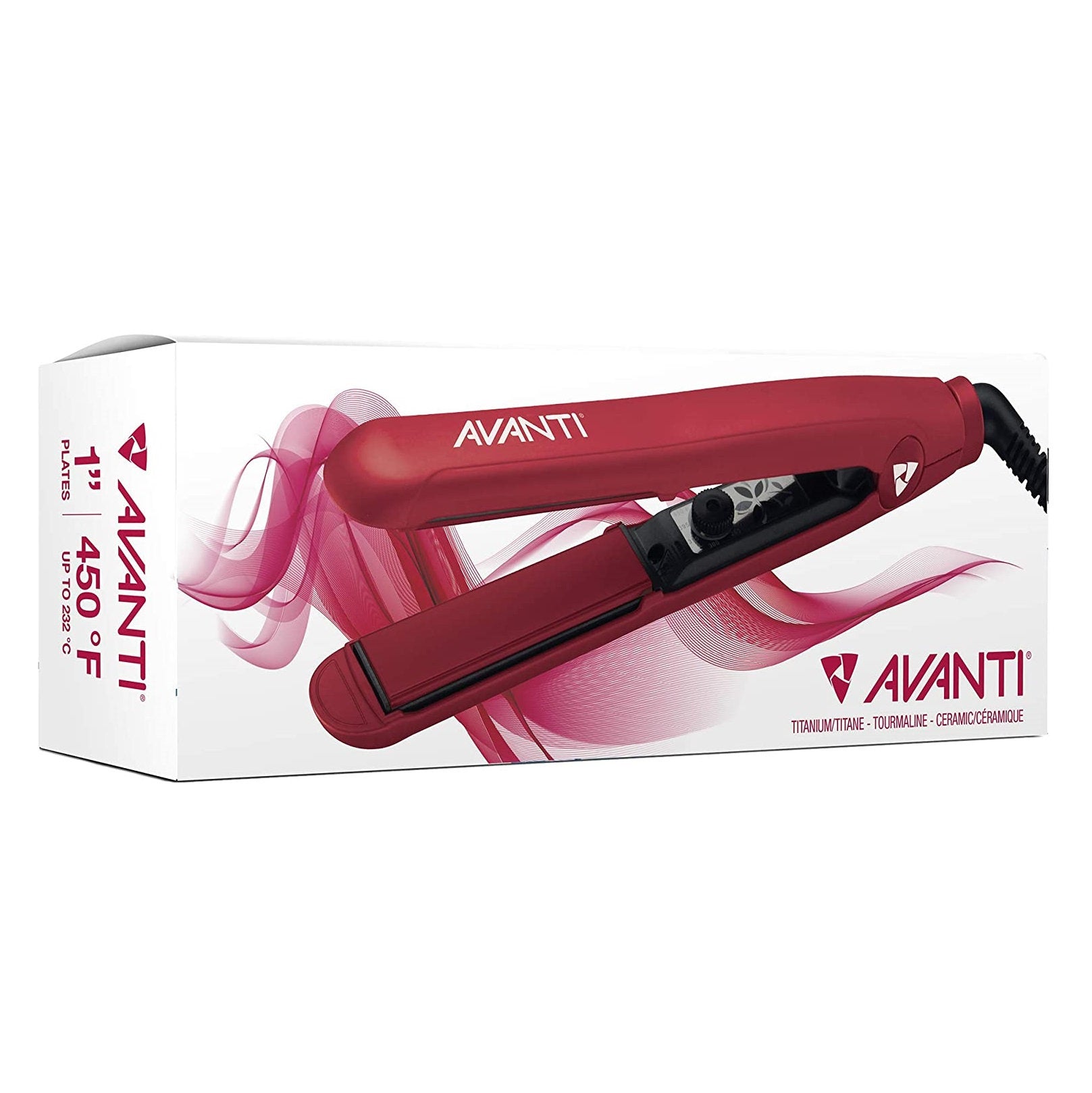 AVTTRC AVANTI FLAT IRON (RED)