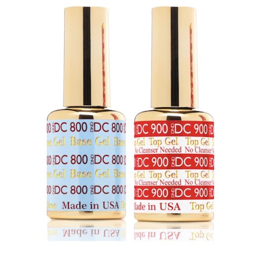 DND DC GEL TOP & BASE COAT - NO CLEANSE (COMBO)