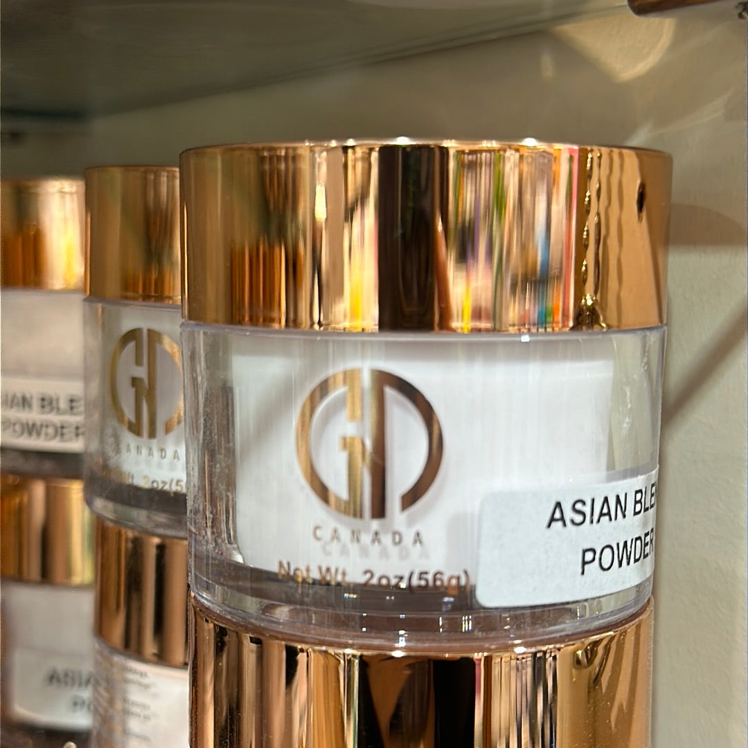 GND ASIAN BLEND POWDER 2 OZ - Secret Nail & Beauty Supply