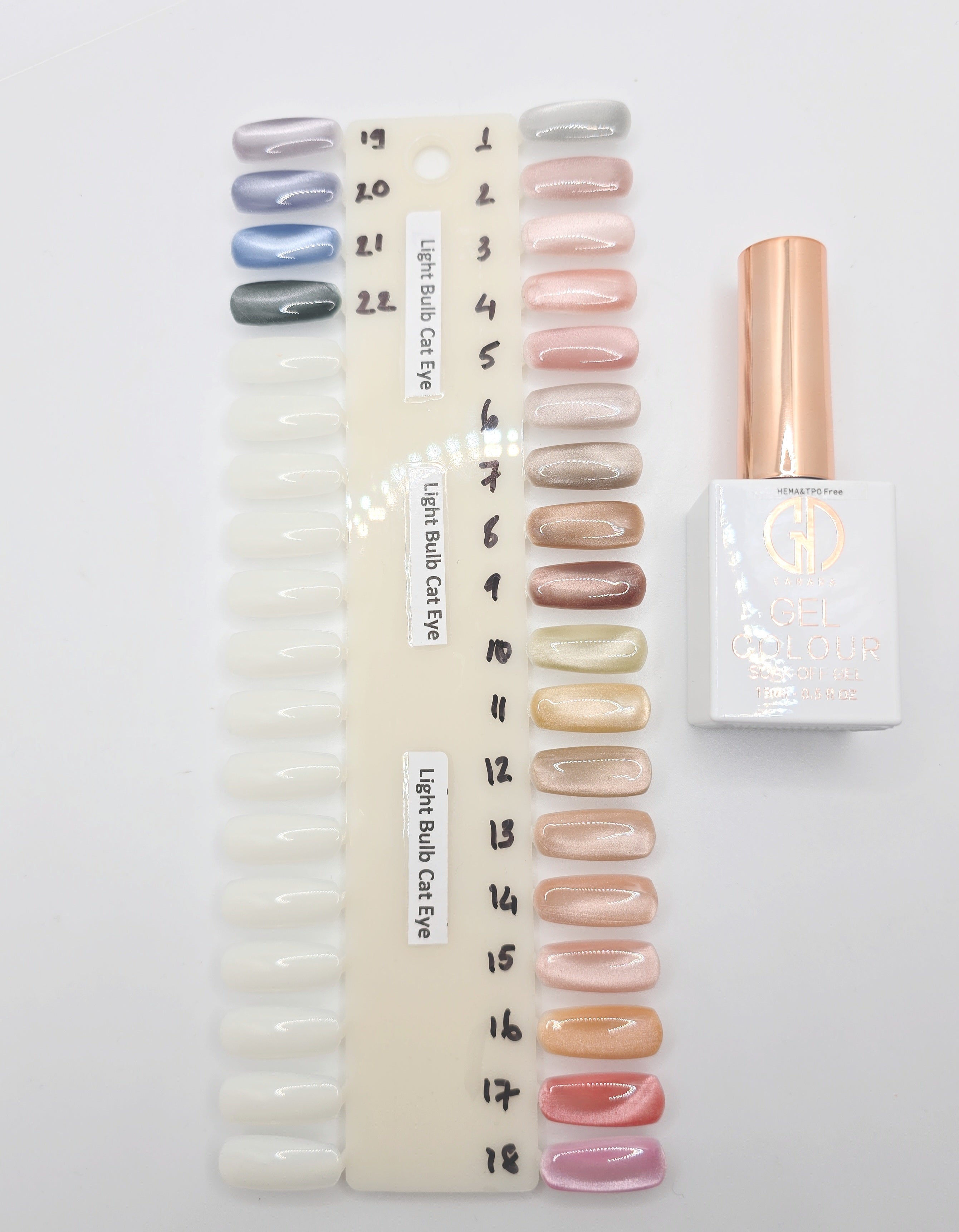 GND LIGHT BULB CAT EYE GEL - HEMA & TPO FREE - Secret Nail & Beauty Supply