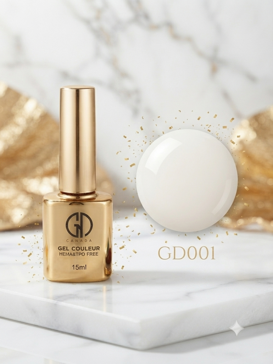 GND GOLDEN GEL COULEUR - GD001 - MILKY WHITE