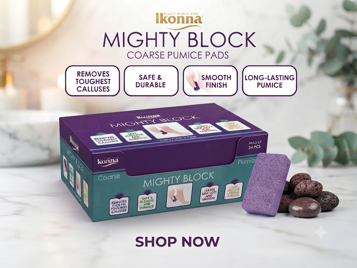 IKonna MIGHTY BLOCK COARSE PUMICE PAD - 24/PKG