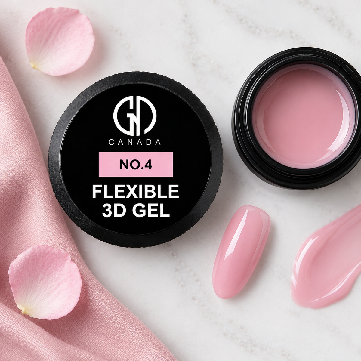NEW - GND FLEXIBLE 3D GEL IN JAR - Secret Nail & Beauty Supply