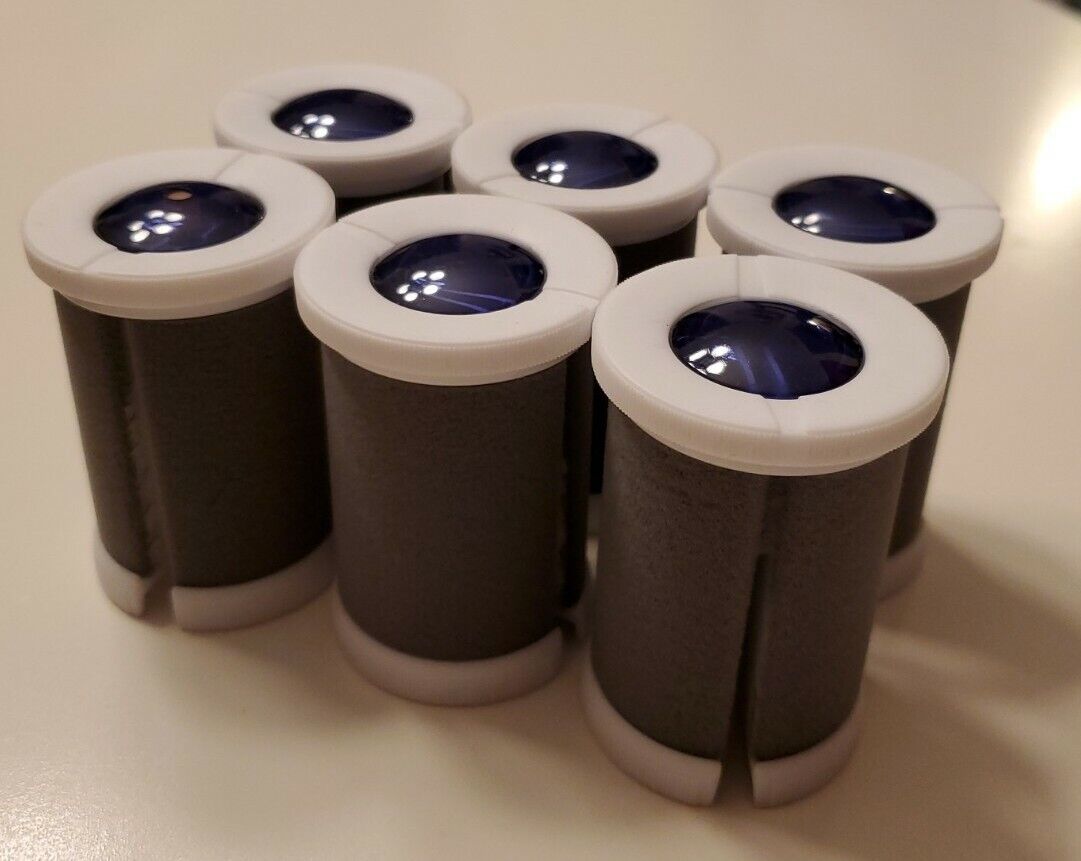 BABJR6C BABYLISS REPLACEMENT ROLLERS 6 VELVET 1-1/2"-DISC - Secret Nail & Beauty Supply