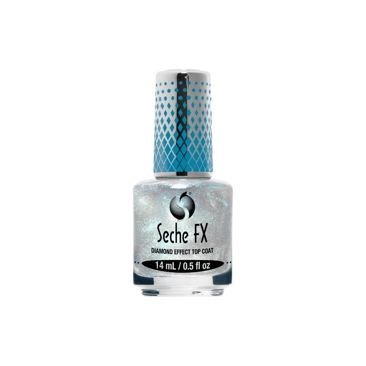 37843 SECHE FX DIAMOND EFFECT TOP COAT .5 OZ - BLUE