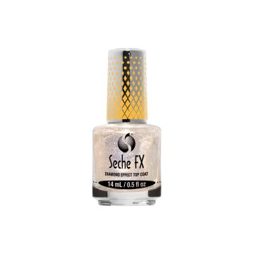 37842 SECHE FX DIAMOND EFFECT TOP COAT .5 OZ - GOLD