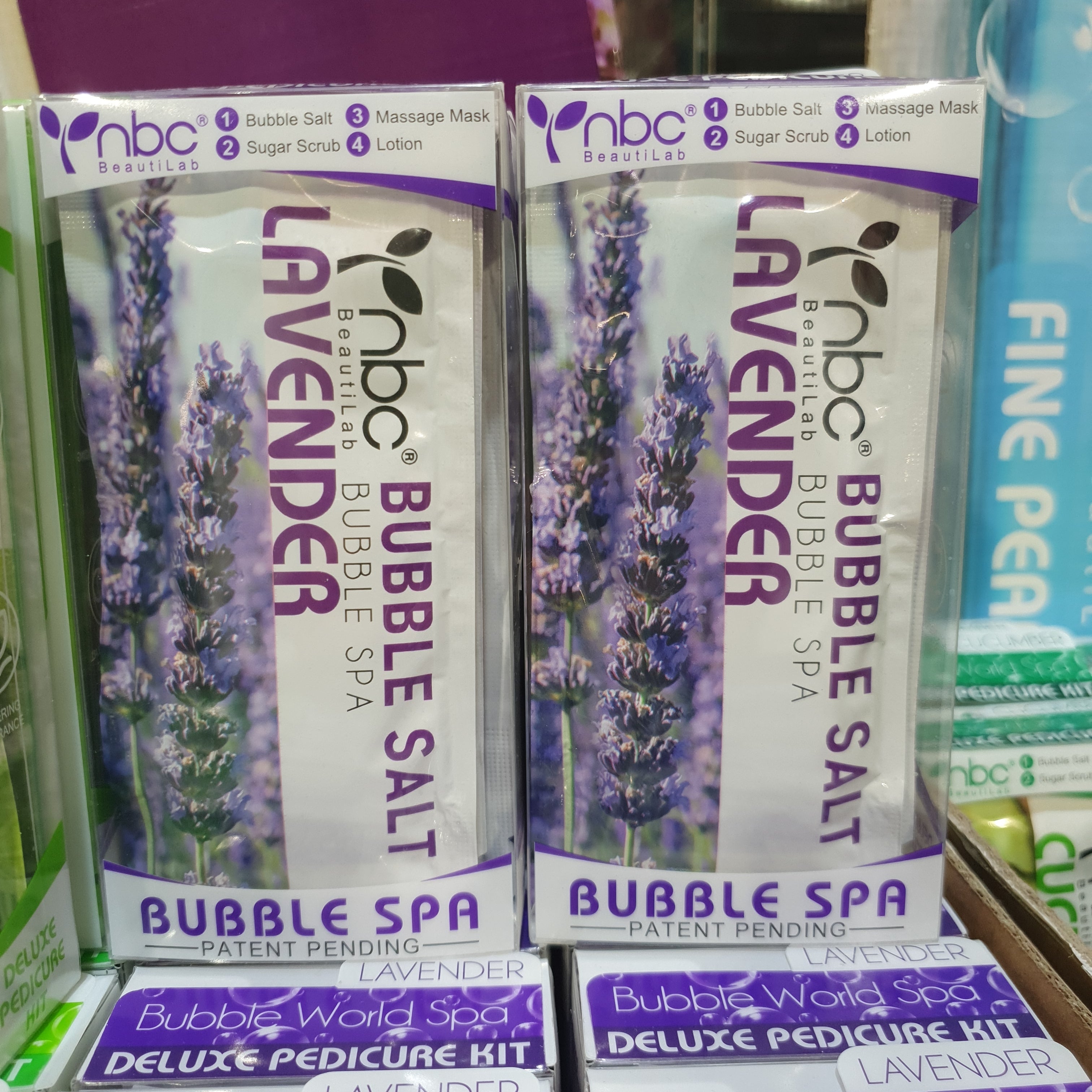 NBC Bubble Spa LAVENDER - PEDICURE KIT