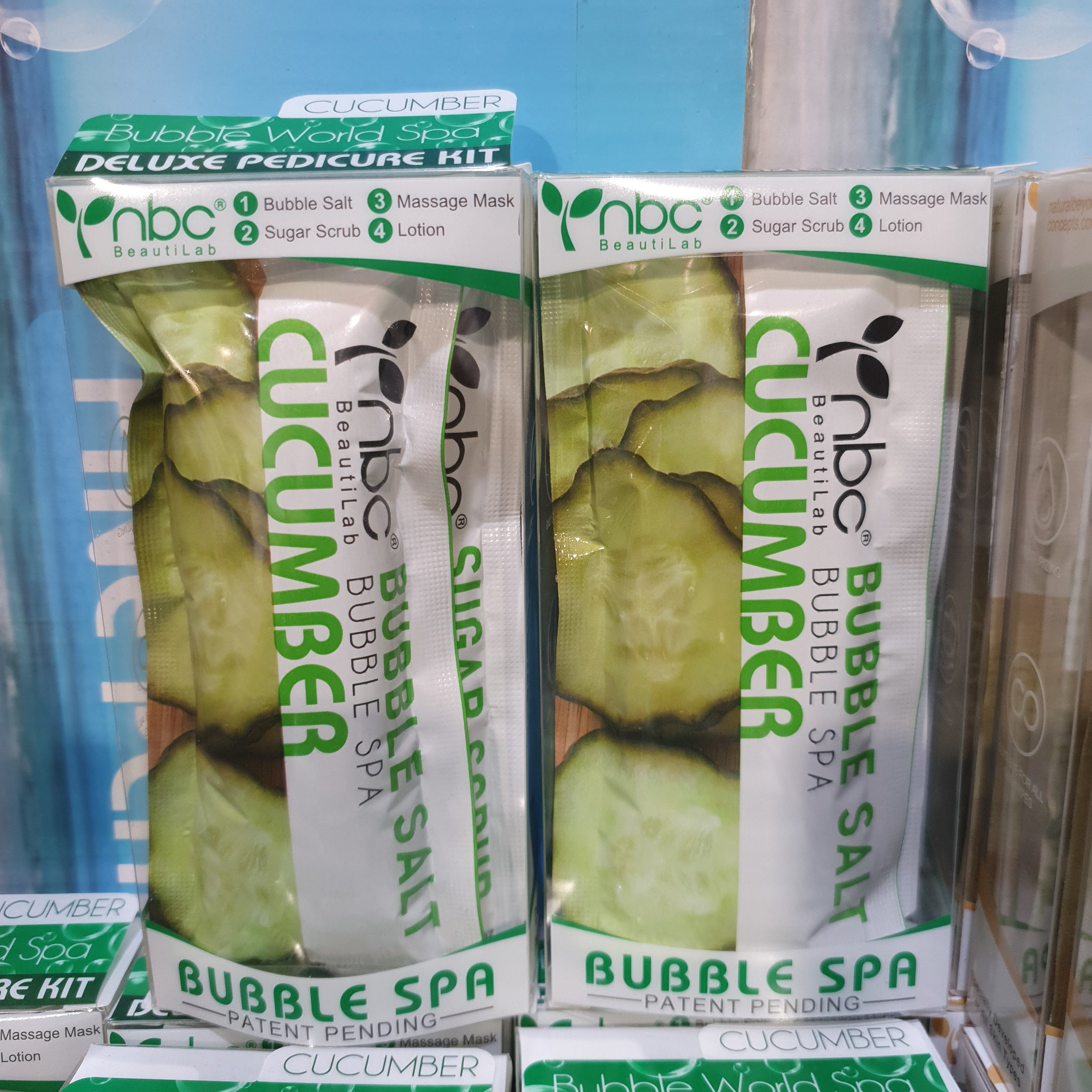NBC Bubble Spa CUCUMBER - PEDICURE KIT