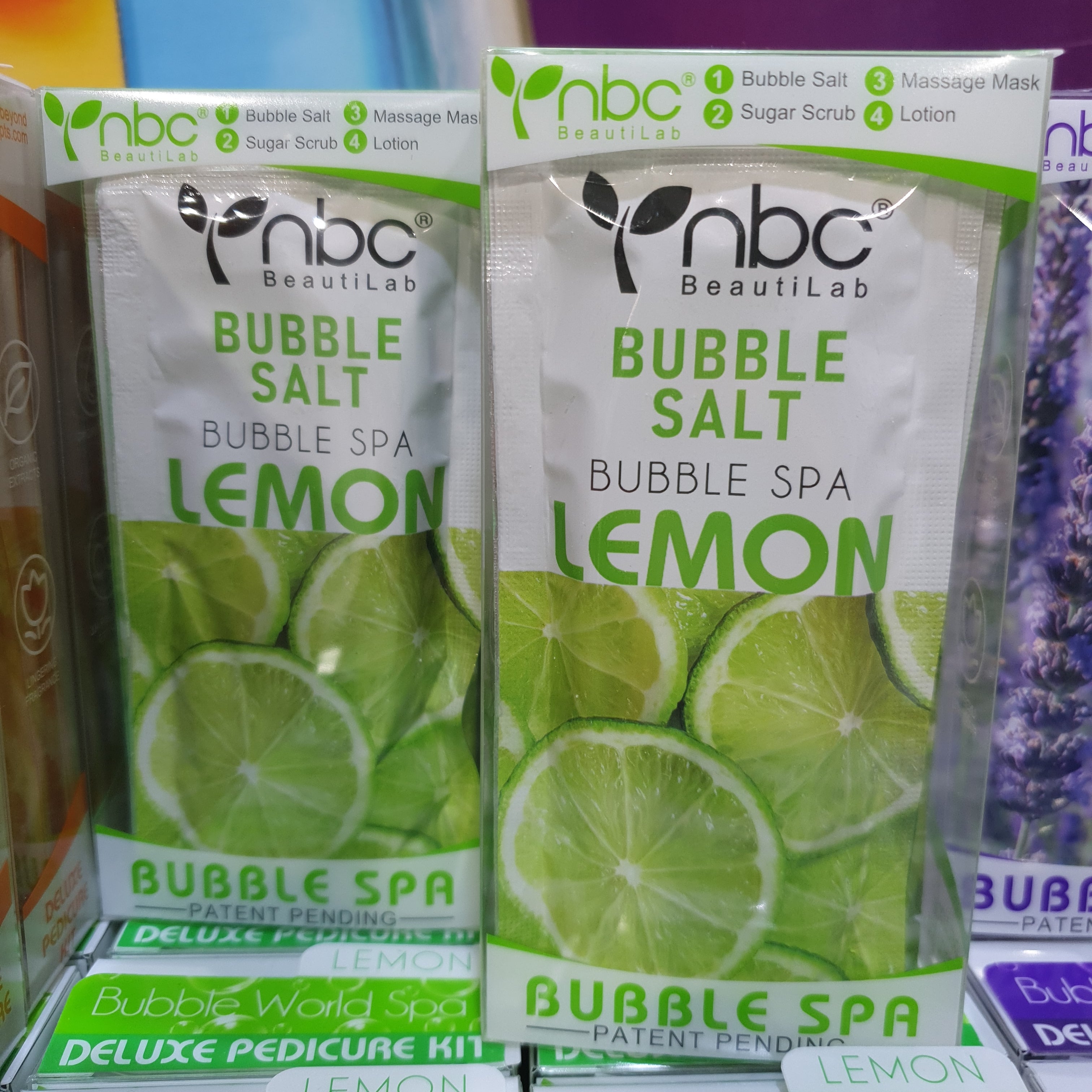 NBC Bubble Spa LEMON - PEDICURE KIT