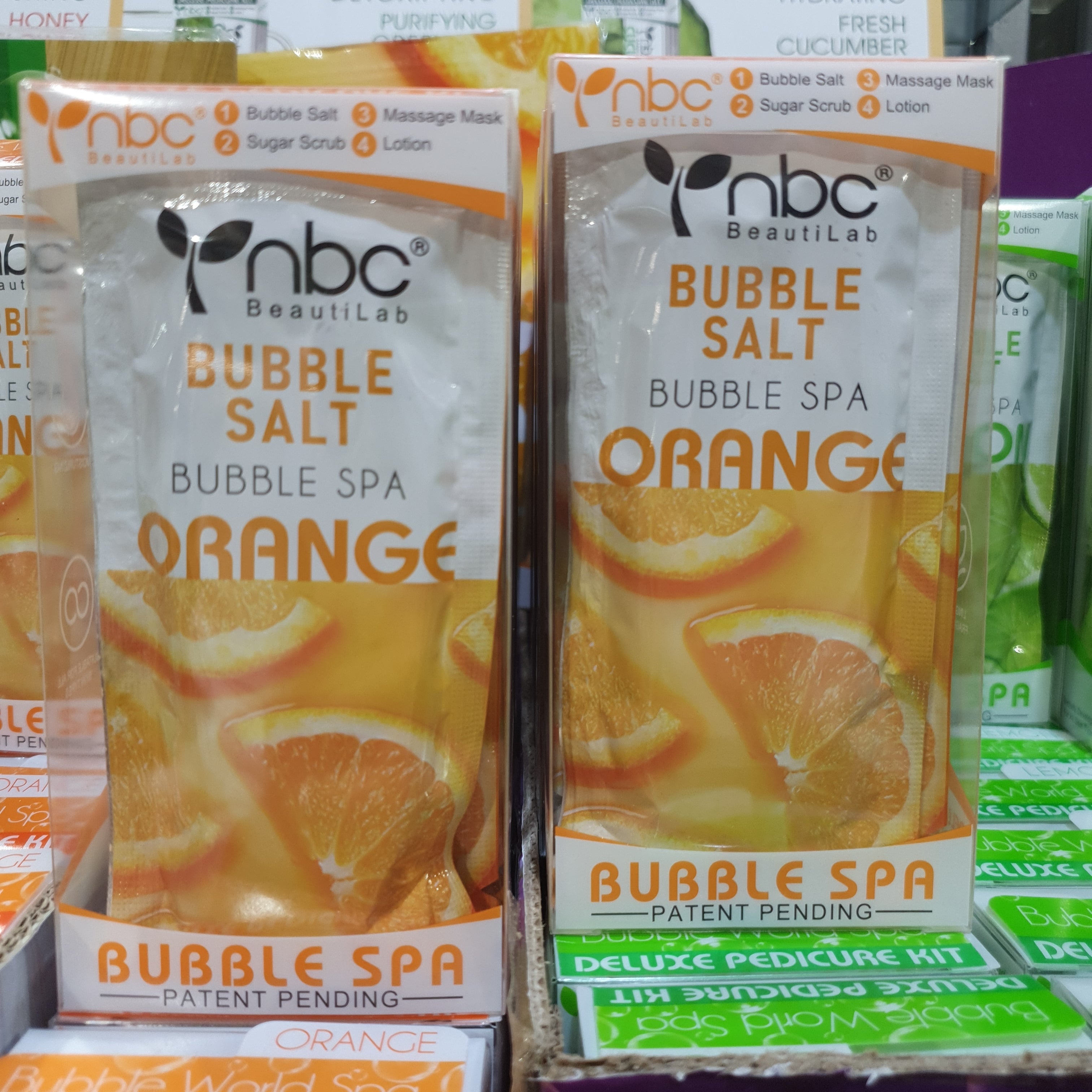 NBC Bubble Spa ORANGE - PEDICURE KIT