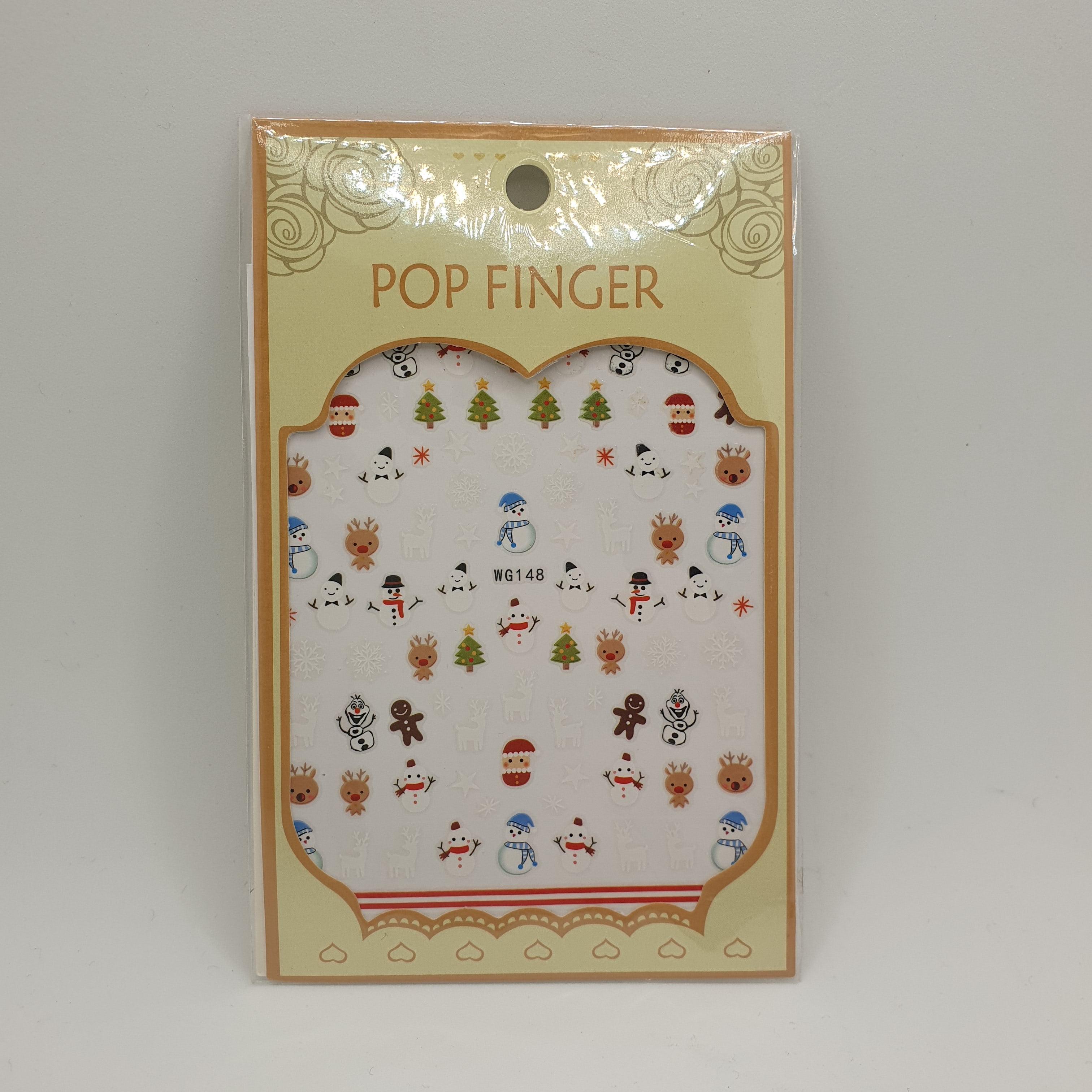 CHRISTMAS NAIL ART STICKER-L