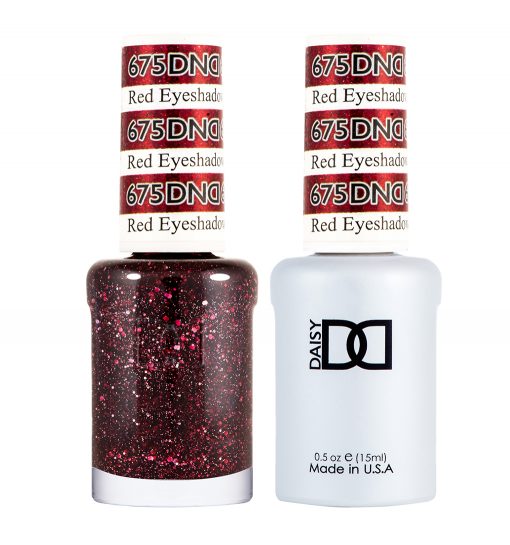 DND 675 Red Eyeshadow 2/Pack