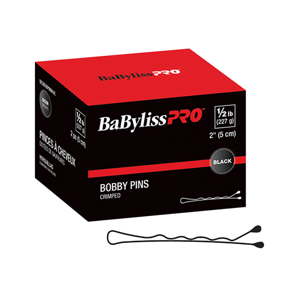 BABYLISS PRO BOBBY PINS 1/2 LB 2" CRIMPED - Secret Nail & Beauty Supply