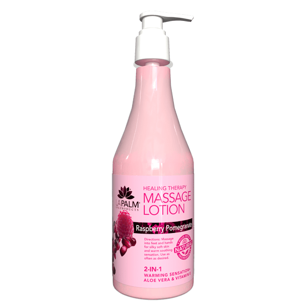 LAPALM MASSAGE LOTION - RASPBERRY 8 OZ