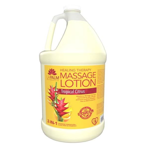 LAPALM COLLAGEN MASSAGE LOTION TROPICAL CITRUS - 1 GAL