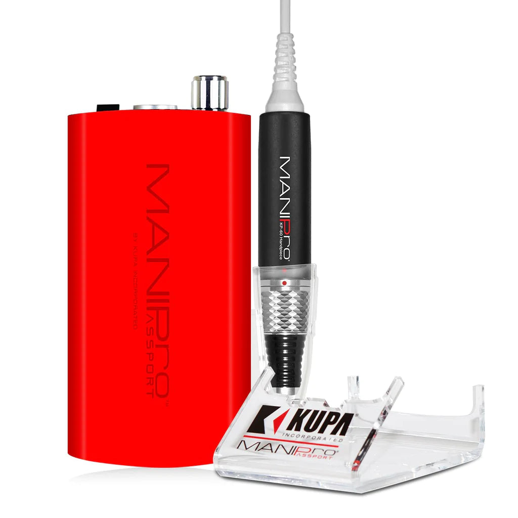 MANIPRO PASSPORT ELECTRIC FILE KP60-RED - Secret Nail & Beauty Supply