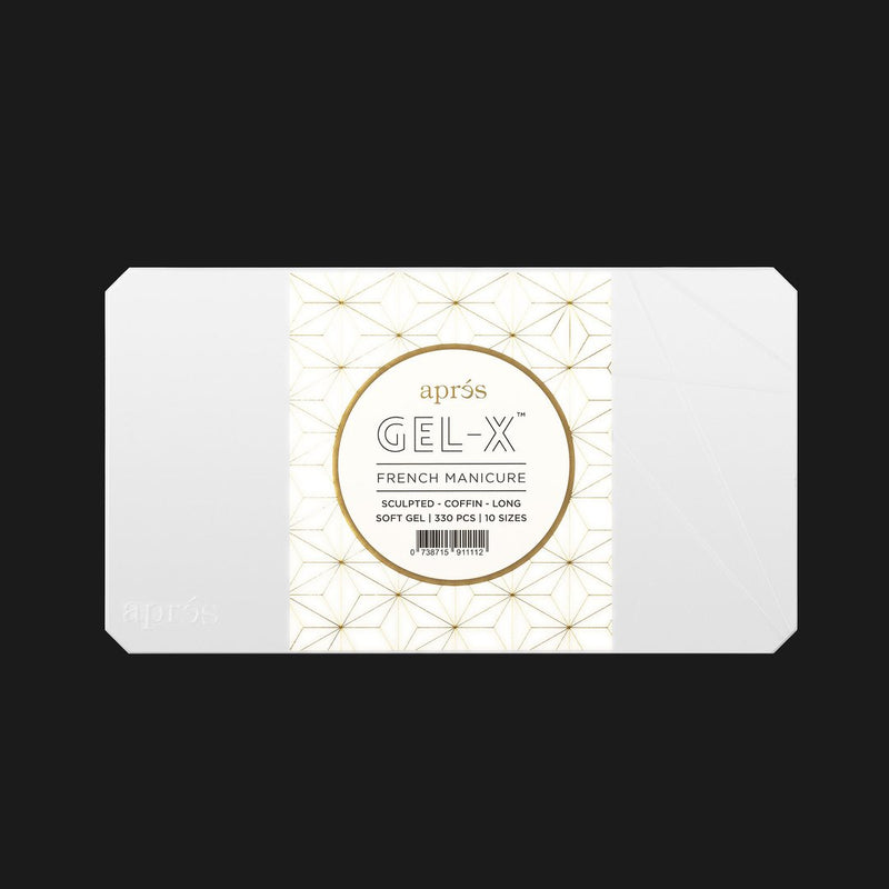 APRES GEL-X FRENCH MANICURE TIPS LONG-330 PCS / BOX