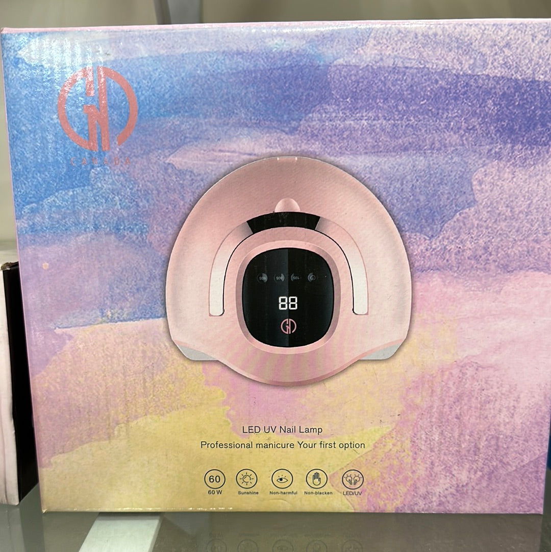 CA-06 GND LED UV NAIL LAMP 60W (PINK) - Secret Nail & Beauty Supply